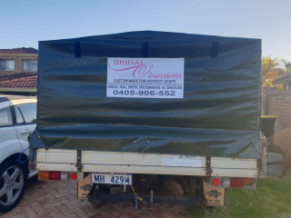 Awnings, Tarpaulin, Canopy Covers - PVC (non flammable) Canvas